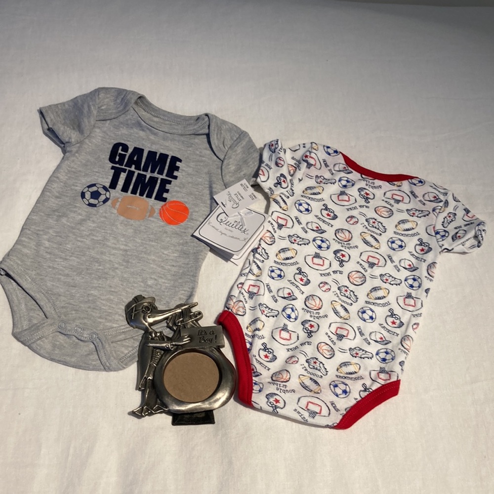 Quiltex snappy dresser baby 3-6 months game time